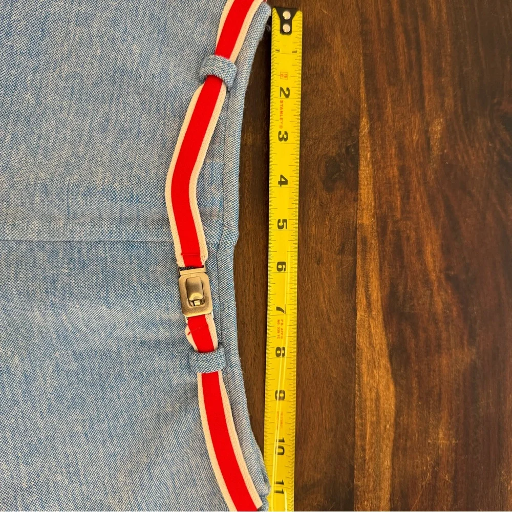 Vintage Jantzen Blue and White Knit Two Piece Swim Suit - Picture 11 of 12